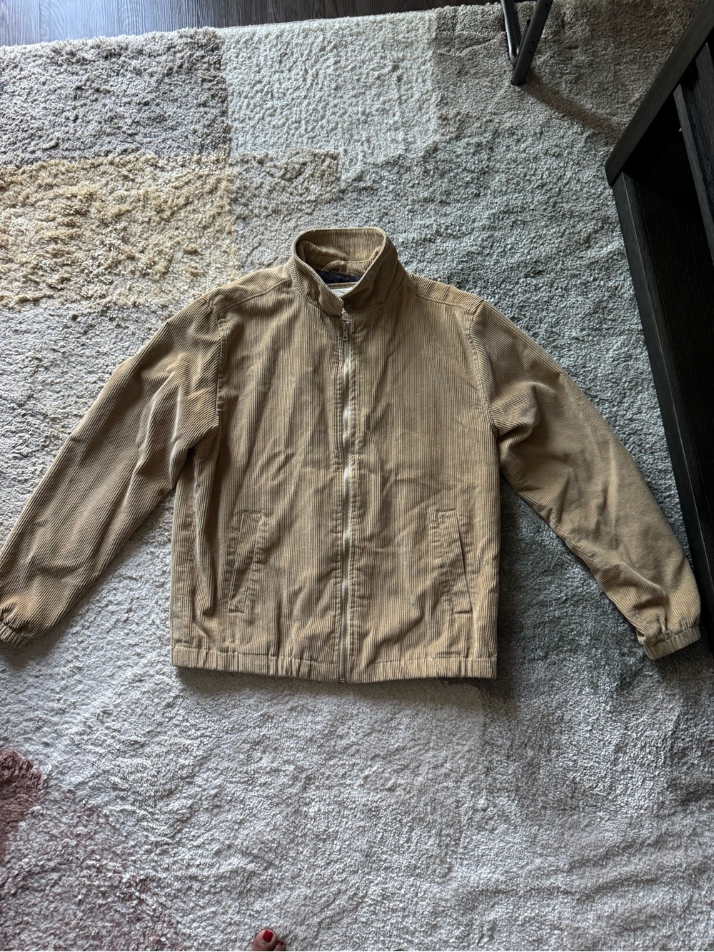 Aeropostale Men's Light Brown Bomber Jacket